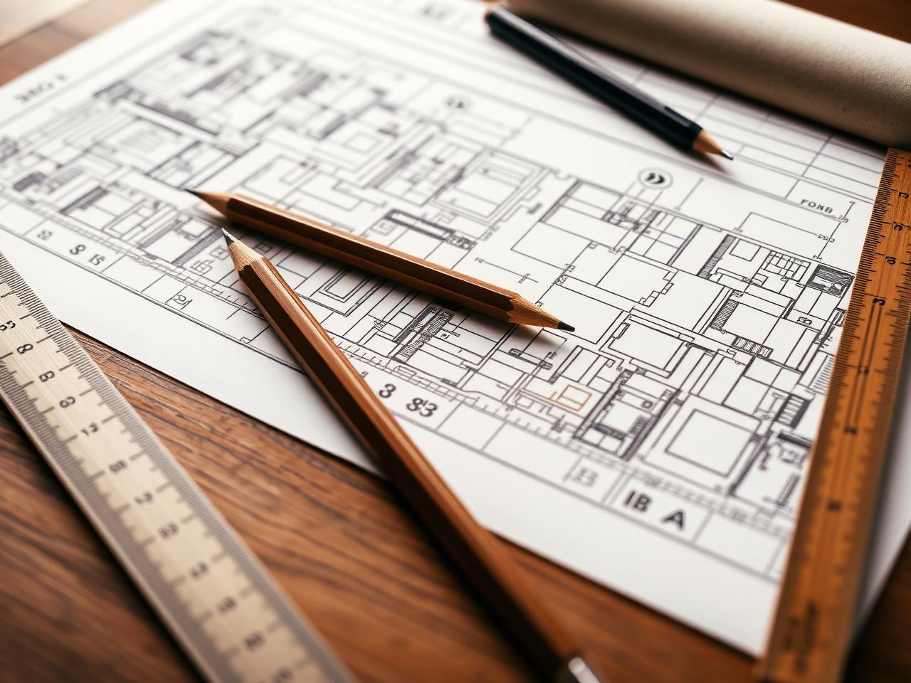 Architectural blueprints